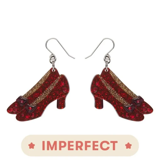 Erstwilder Ruby Slippers Earrings (Imperfect)* Earrings
