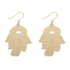 Erstwilder Scarf Souvenir Enamel Drop Earrings* Enamel Earrings