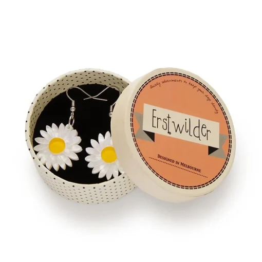 Erstwilder She Loves Me Daisy Drop Earrings* Earrings
