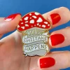 Erstwilder Shiitake Happens Enamel Pin* Enamel Pins