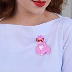 Erstwilder Short-Sighted Sophie Gorilla Brooch* Brooches
