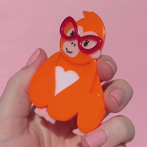 Erstwilder Short-Sighted Sophie Gorilla Brooch* Brooches