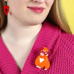 Erstwilder Short-Sighted Sophie Gorilla Brooch* Brooches
