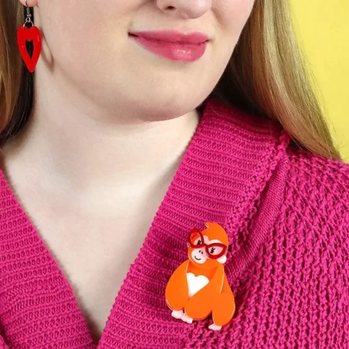 Erstwilder Short-Sighted Sophie Gorilla Brooch* Brooches