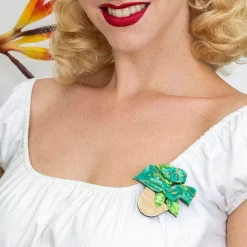Erstwilder Show Me The Money Plant Brooch* Brooches