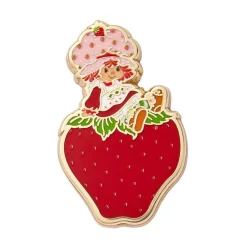 Erstwilder Sitting On A Strawberry Enamel Pin* Enamel Pins