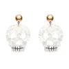 Erstwilder Skull Ripple Statement Earrings - White* Essential Earrings