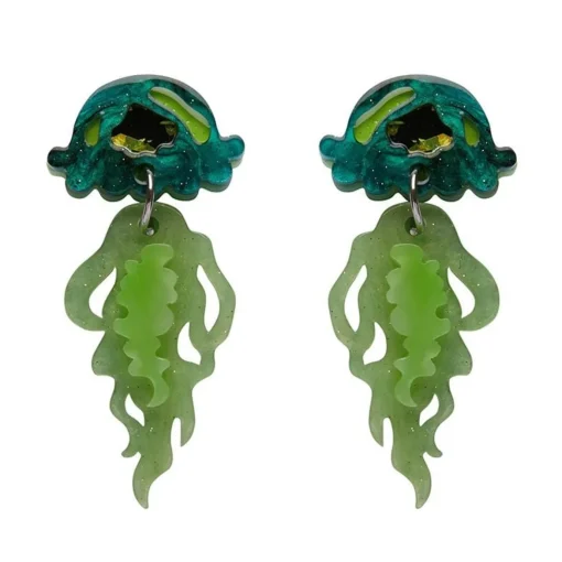 Erstwilder Slippin' Under Jellyfish Earrings* Earrings