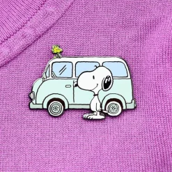 Erstwilder Snoopy On The Road Enamel Pin* Enamel Pins