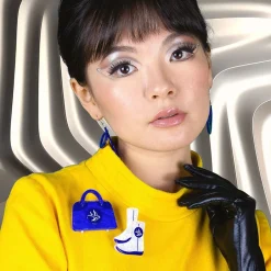 Erstwilder Space Chic Souvenirs Double Brooch* Brooches