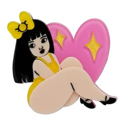 Erstwilder Sparkle Heart Brooch* Brooches