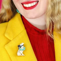 Erstwilder Spectacular Spectacles Iris Mini Brooch* Brooches