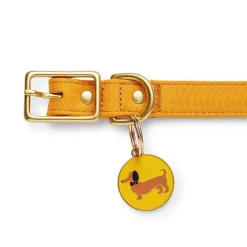 Erstwilder Spiffy The Sausage Dog Enamel Pet Charm* Enamel Key Rings