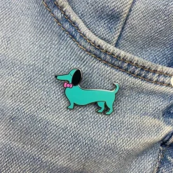 Erstwilder Spiffy The Sausage Dog Enamel Pin* Enamel Pins