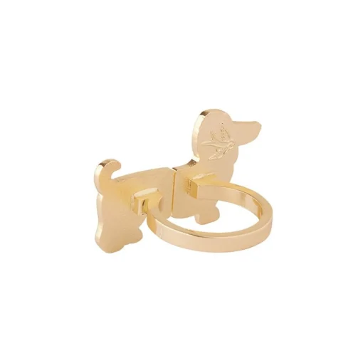 Erstwilder Spiffy The Supportive Dog Enamel Ring* Rings