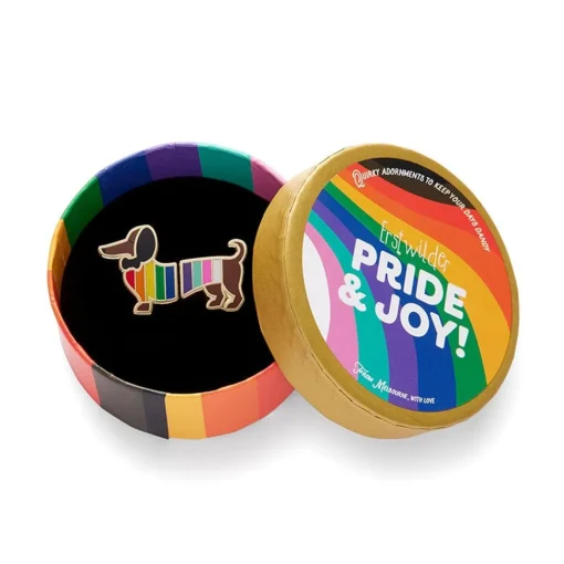 Erstwilder Spiffy The Supportive Dog Enamel Ring* Rings