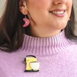 Erstwilder Spin Me Right Round Brooch - Lemon* Brooches