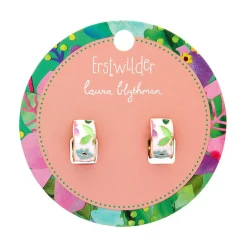 Erstwilder Spring To Life Enamel Huggie Earrings* Enamel Earrings