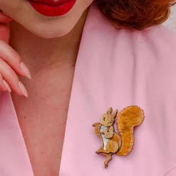 Erstwilder Squirrel Nutkin Brooch* Brooches