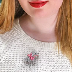 Erstwilder Staffy Stan Mini Brooch* Brooches