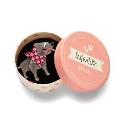 Erstwilder Staffy Stan Mini Brooch* Brooches