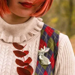 Erstwilder Stagbunny Brooch* Brooches