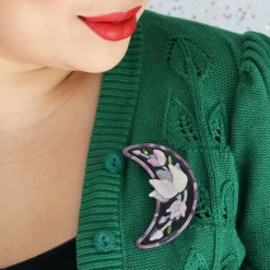 Erstwilder Steel Magnolias Brooch* Brooches