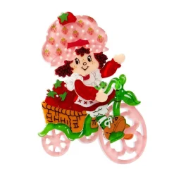 Erstwilder Strawberry Adventures Await Brooch* Brooches
