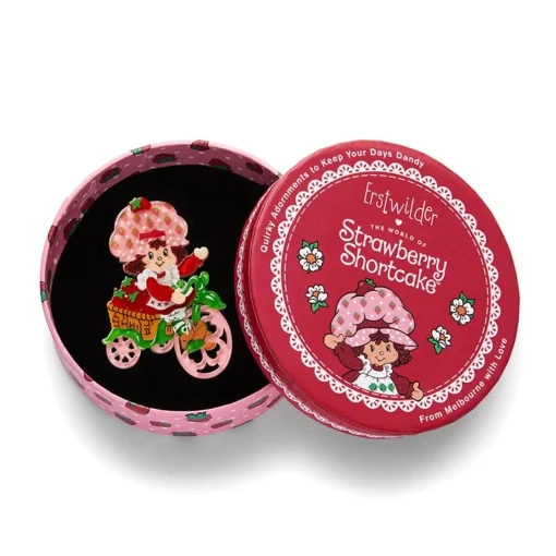Erstwilder Strawberry Adventures Await Brooch* Brooches