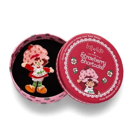 Erstwilder Strawberry Shortcake Brooch* Brooches