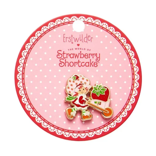 Erstwilder Strawberry Wheelbarrow Enamel Pin* Enamel Pins