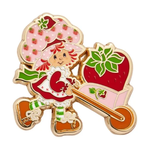 Erstwilder Strawberry Wheelbarrow Enamel Pin* Enamel Pins