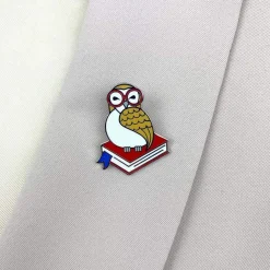 Erstwilder Studious Snow Owl Enamel Pin* Enamel Pins