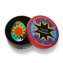 Erstwilder Sunflower Of Love Brooch* Brooches