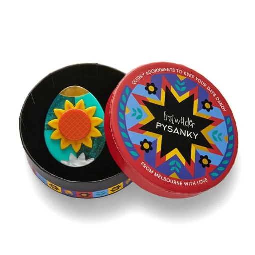 Erstwilder Sunflower Of Love Brooch* Brooches