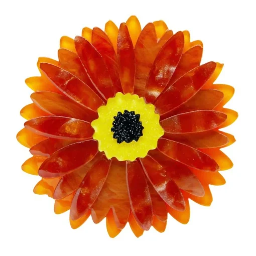 Erstwilder Sunshine Of Life Gerbera Brooch* Brooches