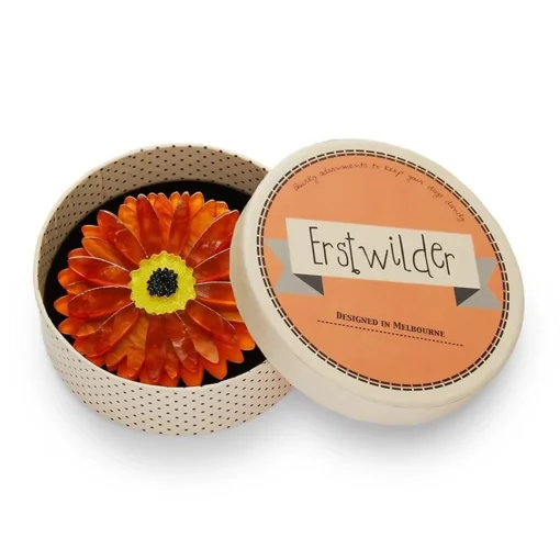Erstwilder Sunshine Of Life Gerbera Brooch* Brooches