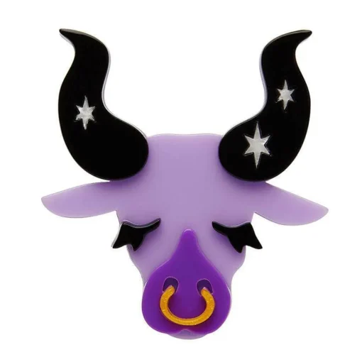 Erstwilder Taurus The Tactile Brooch* Brooches