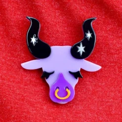 Erstwilder Taurus The Tactile Brooch* Brooches