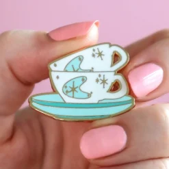 Erstwilder Tea And Sympathy Enamel Pin* Enamel Pins