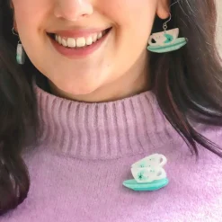 Erstwilder Tea And Sympathy Mini Brooch* Brooches