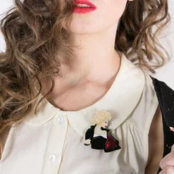 Erstwilder Tell Me About It, Stud Brooch* Brooches