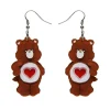 Erstwilder Tenderheart Bear Earrings* Earrings