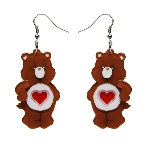 Erstwilder Tenderheart Bear Earrings* Earrings