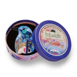 Erstwilder The Astute Azure Kingfsher Brooch* Brooches