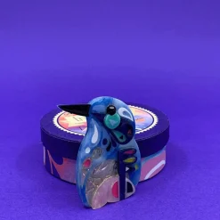 Erstwilder The Astute Azure Kingfsher Brooch* Brooches