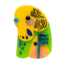 Erstwilder The Beautiful Budgerigar* Brooches