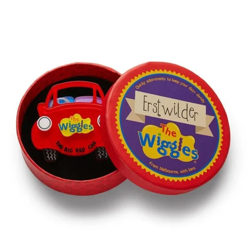 Erstwilder The Big Red Car Brooch* Brooches