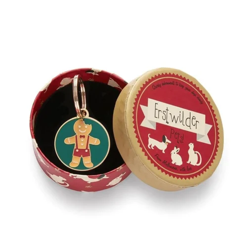 Erstwilder The Bite Before Christmas Enamel Pet Charm* Enamel Key Rings