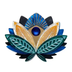 Erstwilder The Blue Lotus Brooch* Brooches